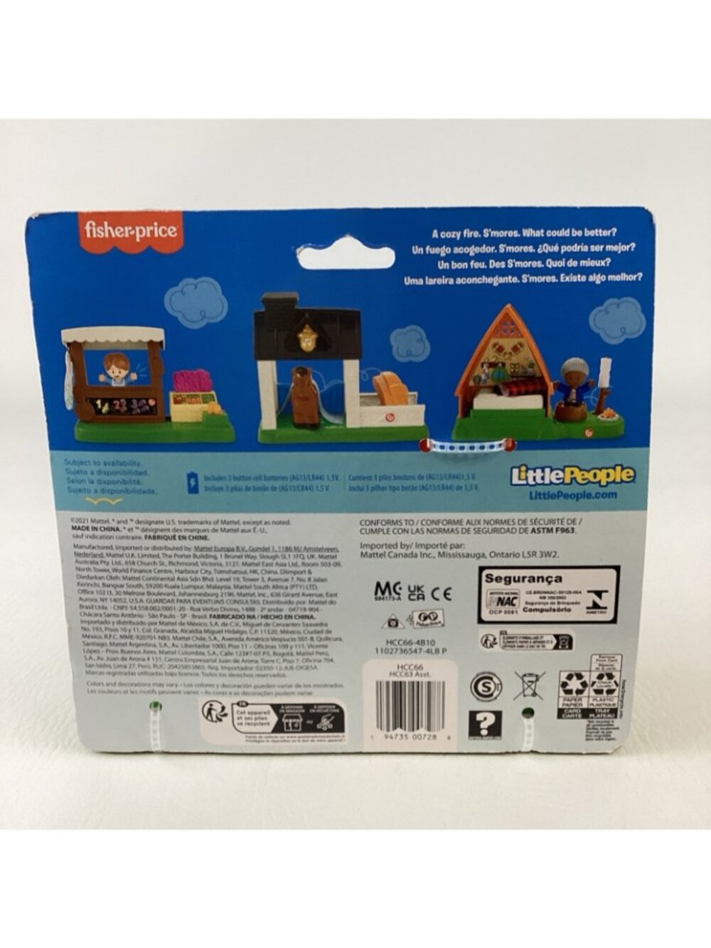 Fisher Price Little People Camping Tent Lights & Sounds Playset 2021 New Sealed - Picture 4 of 6